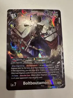Boltboutamon Alternate Art SR Parallel Foil - EX8-064 NM - Digimon TCG Card - Image 3