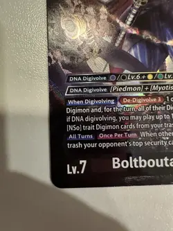 Boltboutamon Alternate Art SR Parallel Foil - EX8-064 NM - Digimon TCG Card - Image 5