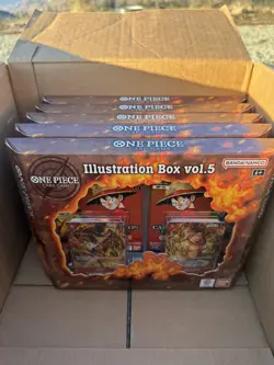 (5x Boxes) Bandai One Piece Card Game Illustration Box Vol 5 IN HAND (5x Boxes) - Image 2
