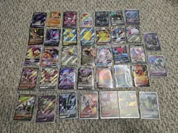 Lot Of Damaged Pokemon Cards Pikachu Charizard Lucario Mewtwo Gardevoir Victini - Image 1
