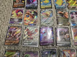 Lot Of Damaged Pokemon Cards Pikachu Charizard Lucario Mewtwo Gardevoir Victini - Image 3