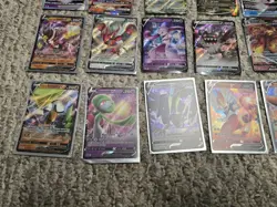 Lot Of Damaged Pokemon Cards Pikachu Charizard Lucario Mewtwo Gardevoir Victini - Image 4