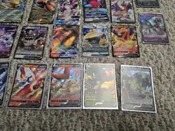 Lot Of Damaged Pokemon Cards Pikachu Charizard Lucario Mewtwo Gardevoir Victini - Image 5