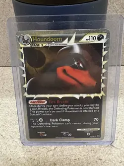 Pokemon TCG Houndoom Prime Undaunted Holo Card 82/90 LP Condition - Image 1