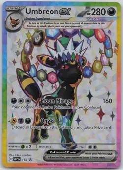 Umbreon ex - 176 SVP 176 Holo SV: Scarlet & Violet Promo Cards NM - Image 1