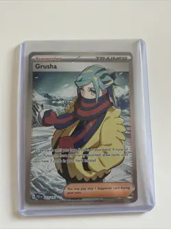 Pokemon TCG Grusha Full Art Trainer Paldea Evolved Holo Ultra Rare Card 253/193 - Image 1