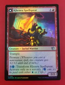 1x Khenra Spellspear | FOIL | March of the Machine | MTG Magic Cards - Image 1