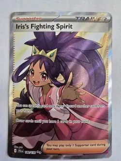 Pokemon TCG Iris's Fighting Spirit Journey Together Full Art Card 180/159 NM - Image 1