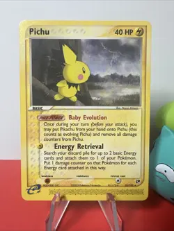 Pokemon TCG Sandstorm Pichu Card 20/100 Regular Minty Front - Image 2