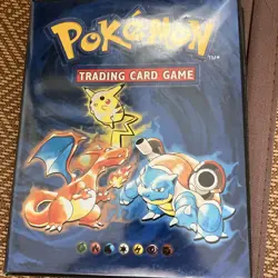 Binder of Old Pokemon Cards Vintage English and Japanese Pokemon Cards - Image 1