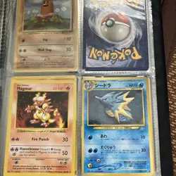 Binder of Old Pokemon Cards Vintage English and Japanese Pokemon Cards - Image 5