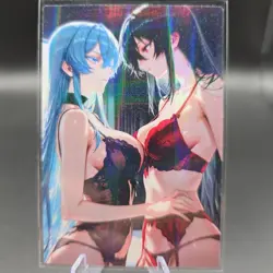 Esdeath And Akame Anime Waifu Card Doujin ACG Goddess Holo - Image 1