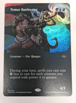 Temur Battlecrier (Borderless) Tarkir: Dragonstorm Foil - Image 1