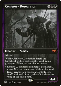 MTG Cemetery Desecrator - Innistrad: Double Feature #367 - Image 1
