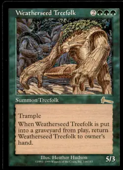 Weatherseed Treefolk LP Light Play Urza's Legacy MTG [6197] - Image 1