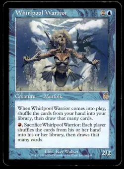 Whirlpool Warrior LP Light Play Apocalypse MTG [6847] - Image 1
