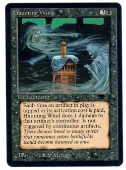 MTG Antiquities Haunting Wind x1 - Image 1