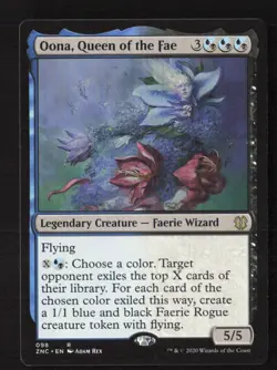 Oona, Queen of the Fae Commander: Zendikar Rising #98 Rare - Image 1