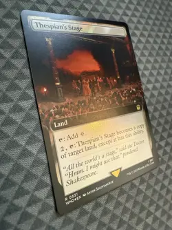 MTG Thespian’s Stage #0531 Foil Extended Art Rare UB: Doctor Who (WHO) - Image 2