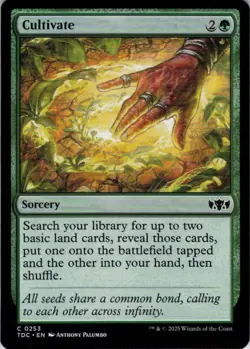MTG Cultivate (253) | NM | Commander: Tarkir: Dragonstorm {TDC} - Image 1