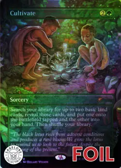 MTG Cultivate (246) | NM Foil | Secret Lair Black is Magic {SLD} - Image 1
