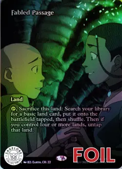 MTG Fabled Passage (Borderless) (57) | NM Foil | Avatar: Eternal-Legal {TLE} - Image 1