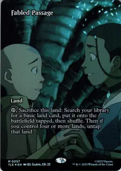 MTG Fabled Passage (Borderless) (57) | NM Foil | Avatar: Eternal-Legal {TLE} - Image 2
