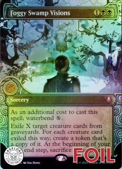 MTG Foggy Swamp Visions (Showcase) (339) | NM Foil | Avatar {TLA} - Image 1