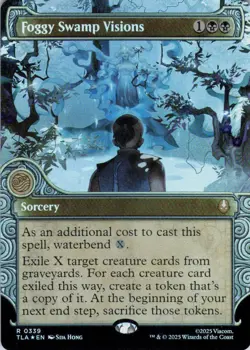 MTG Foggy Swamp Visions (Showcase) (339) | NM Foil | Avatar {TLA} - Image 2