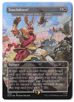 Touchdown! - Approach of the Second Sun (Borderless) 1035 SLD MTG NM Foil - Image 1