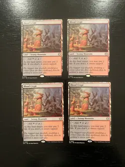 Blood Crypt X4X NM/M Lorwyn Eclipsed ECL Magic Gathering MTG - Image 1