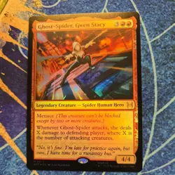 MTG - Ghost-Spider, Gwen Stacy #14 SPE : Eternal-Legal Foil - Image 1