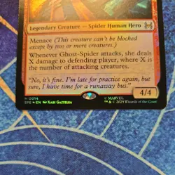 MTG - Ghost-Spider, Gwen Stacy #14 SPE : Eternal-Legal Foil - Image 3