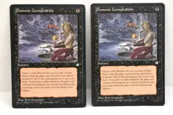 MTG, DEMONIC CONSULTATION (x2), ICE AGE, NM, NEVER PLAYED - Image 1