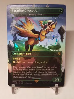 Paradise Chocobo - Birds of Paradise (Borderless) Commander: Final Fantasy Foil - Image 1