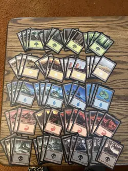 Mtg Invasion Basic Land Lot x80 - Magic the Gathering Invasion Lands 4x Each Art - Image 1