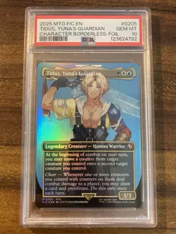 MTG✨TIDUS, YUNA’S GUARDIAN Borderless FOIL✨Final Fantasy PSA 10 MYTHIC Creature - Image 1