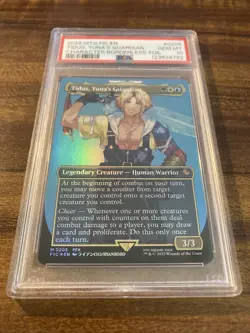 MTG✨TIDUS, YUNA’S GUARDIAN Borderless FOIL✨Final Fantasy PSA 10 MYTHIC Creature - Image 5