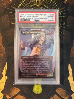 MTG Kuja, Genome Sorcerer 0544 Final Fantasy Surge Foil PSA 10 - Image 1