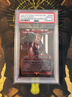 MTG Seifer Almasy 0534 Final Fantasy Surge Foil PSA 10 - Image 1