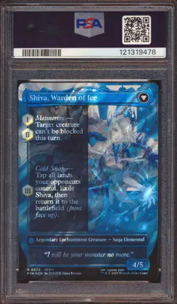 2025 MTG FINAL FANTASY JILL SHIVA'S DOMINANT 0523 SURGE FOIL PSA 10! - Image 2