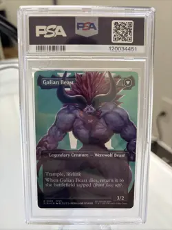 Vincent Valentine Borderless Surge Foil 528 Graded 10 PSA - Image 2