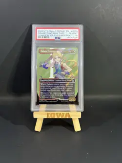 MTG: Final Fantasy #0550 Zidane, Tantalus Thief Borderless Surge Foil PSA 10 - Image 1