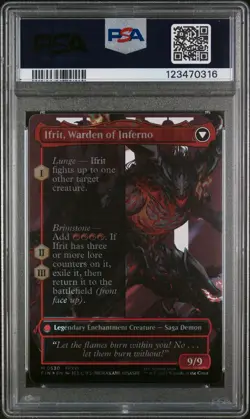 Clive, Ifrit's Dominant Borderless Surge Foil 0530 Final Fantasy Foil PSA 10 💎 - Image 2