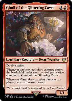 Gimli of the Glittering Caves #32 | NM Near Mint | LTC Magic MTG - Image 1