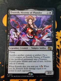1x Evereth, Viceroy of Plunder, Anime Art, Jumpstart 2025 Foundations, MTG NM - Image 1