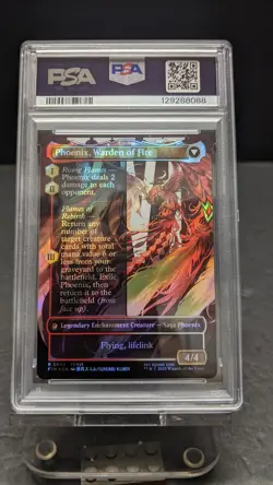2025 MTG Final Fantasy Joshua Phoenix Dominant SURGE FOIL 0542 PSA 10 FF16 1 - Image 2