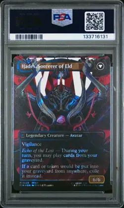 Magic the Gathering: Emet-Selch, Unsundered (Borderless) (Surge Foil) | PSA 10 - Image 2