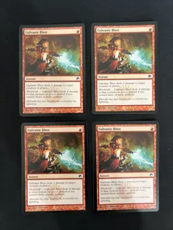 Galvanic Blast Scars of Mirrodin Regular 4x NM Magic The Gathering - Image 1