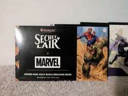 Rainbow Foil! MTG Secret Lair x Marvel's Spider-Man Web Slinger Bundle Complete - Image 2